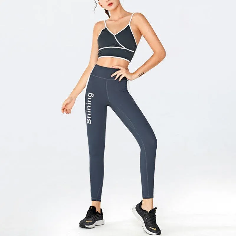 The gym run or jog a two-piece set