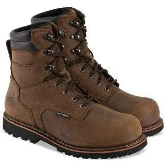 Thorogood Men's V-Series 8" WP Comp Toe Work Boot - Brown - 804-3237