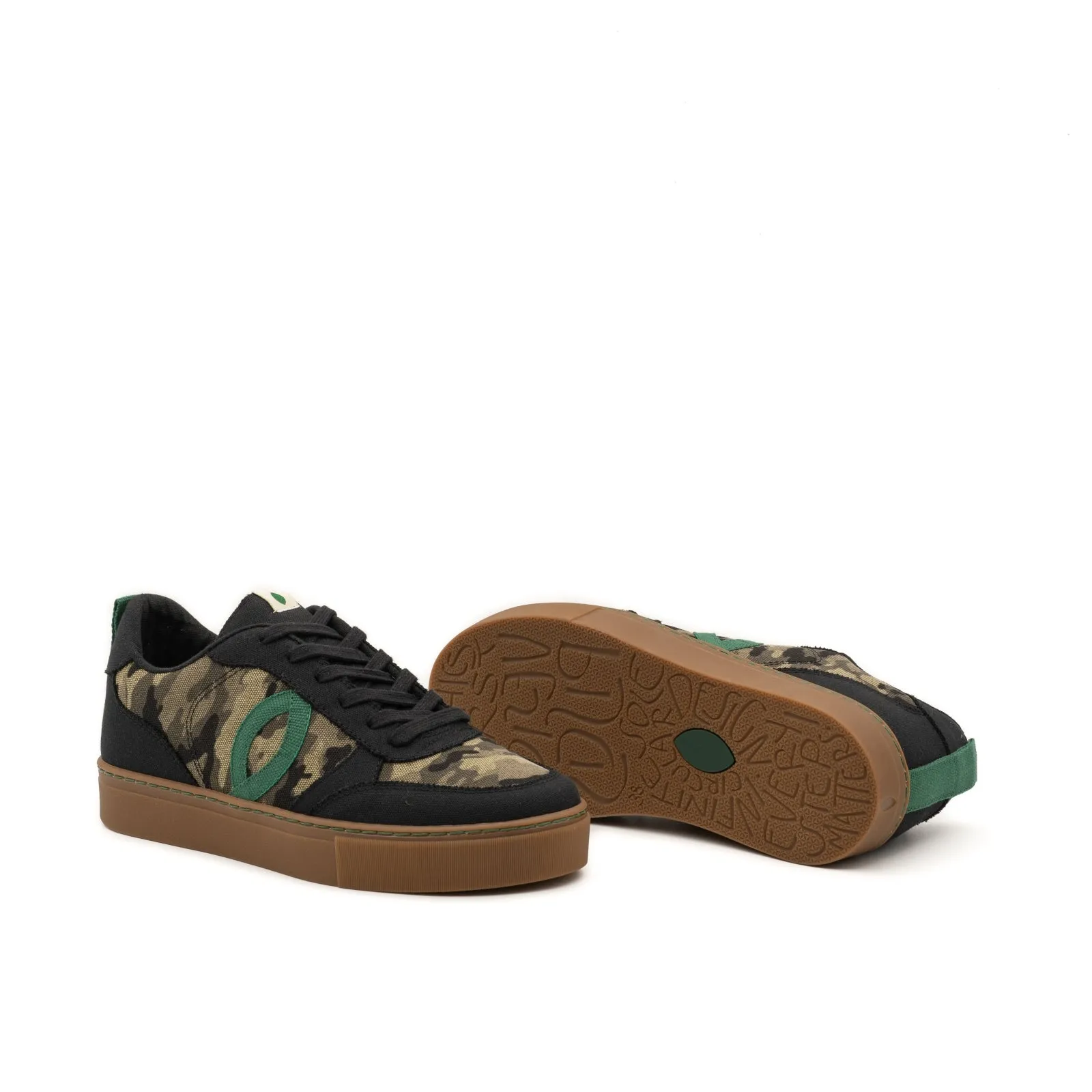 Vegan sneaker Black / Cammo SON019